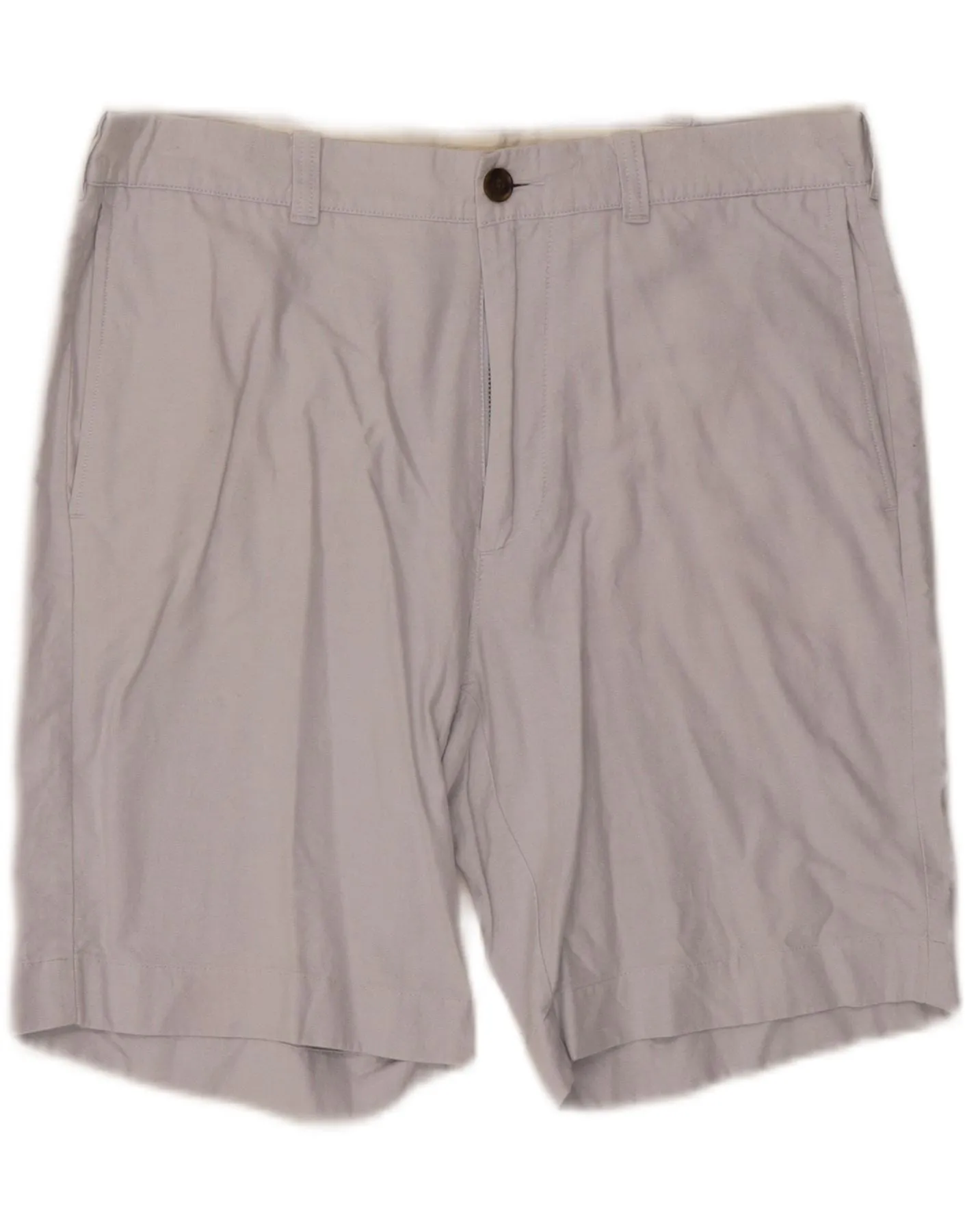 Contemporary Cut Convertible Length J. CREW Mens Chino Shorts W35 Large Grey Cotton