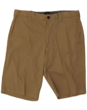 Fitness wear Abrasion Resistant Fabric J. CREW Mens Stretch Chino Shorts W31 Medium Brown Cotton