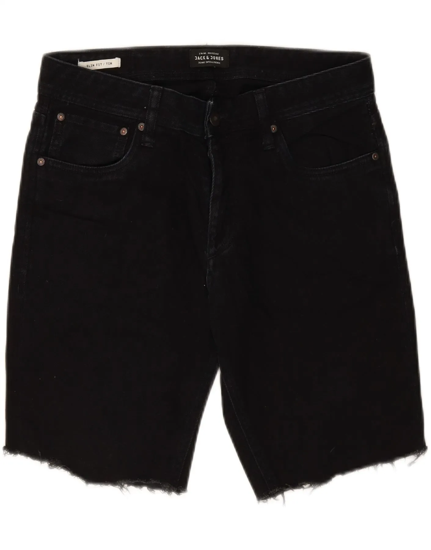 Quick Access All Purpose Wear JACK & JONES Mens Tim Slim Fit Denim Shorts W32 Medium  Black