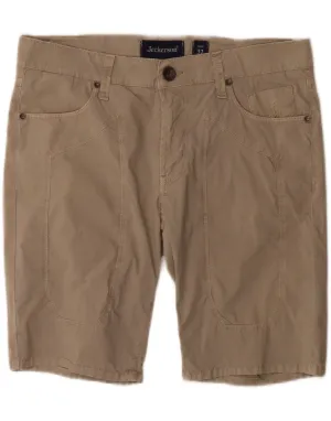 Lace trim JECKERSON Mens Casual Shorts  W32 Medium Beige Cotton