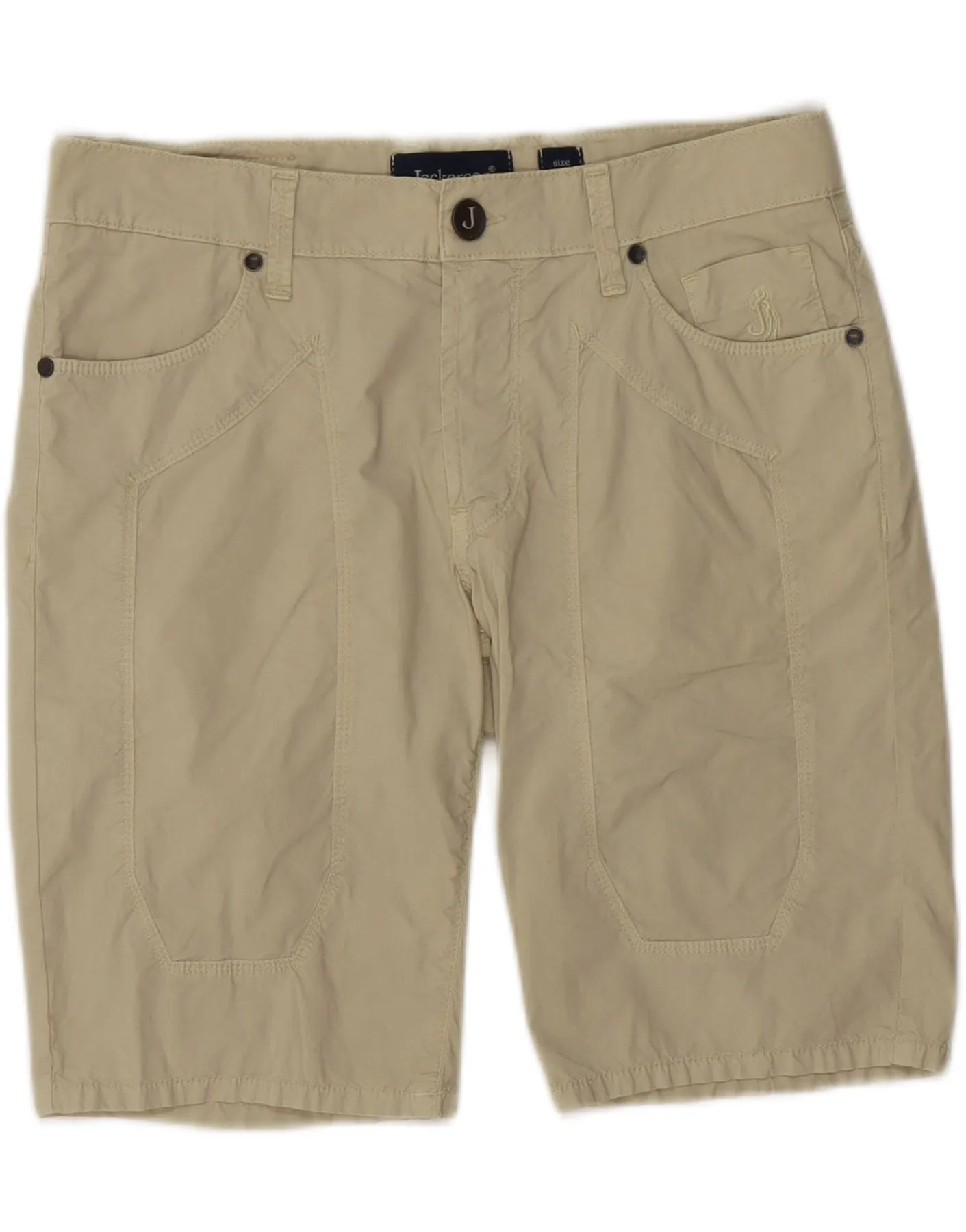 Light Fit Wear JECKERSON Mens Casual Shorts W32 Medium Beige Cotton