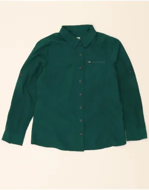 Versatile Look High-Quality Material L.L.BEAN Womens Shirt UK 14 Medium Green Polyester
