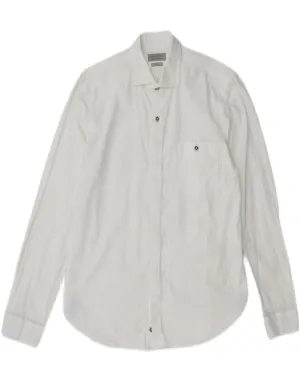 ZARA Mens Slim Fit Shirt Small Blue Cotton Timeless Classic