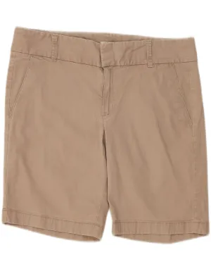 J. CREW Womens Chino Shorts US 8 Medium W34 Beige Cotton Loose Fit