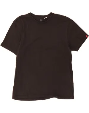 DropShoulderDesign cotton material LEVI'S Womens T-Shirt BEST SELL UK 18 XL Black Cotton