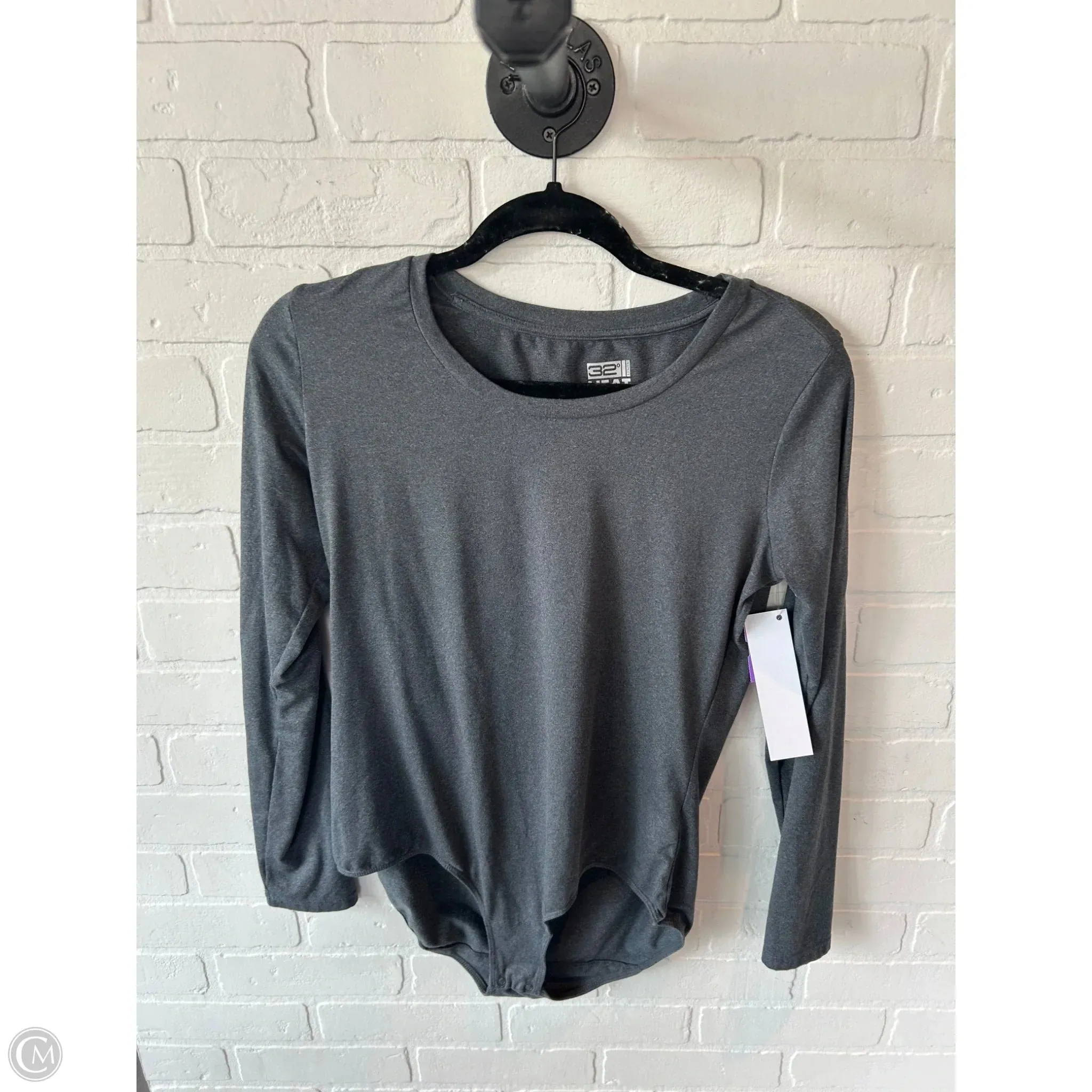chic bodysuit Bodysuit By 32 Degrees In Grey, Size: L