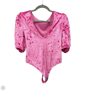 cutout bodysuit tank bodysuit Bodysuit By Free People In Pink, Size: Xs