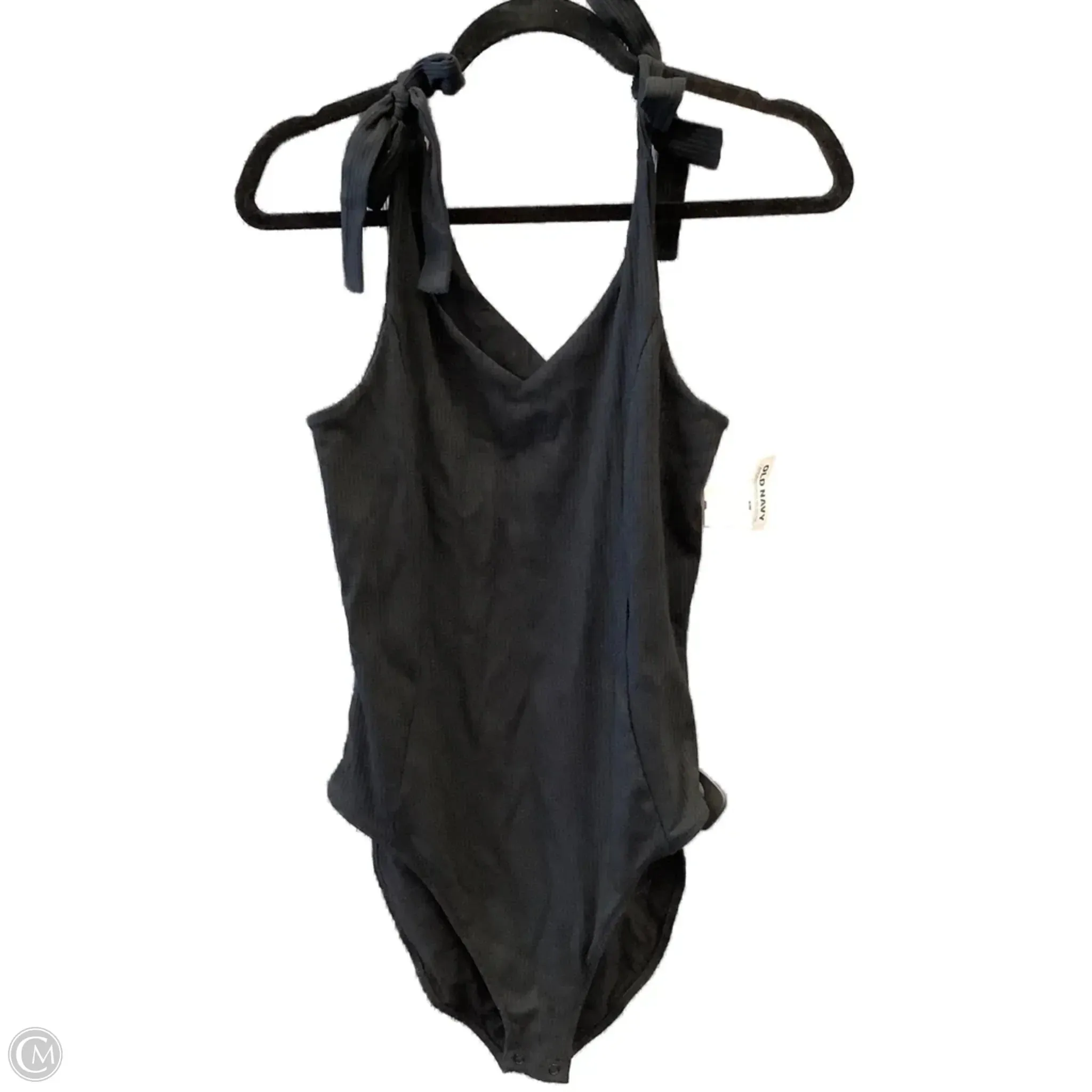 Bodysuit By Old Navy In Black, Size: L backless bodysuit casual chic bodysuit