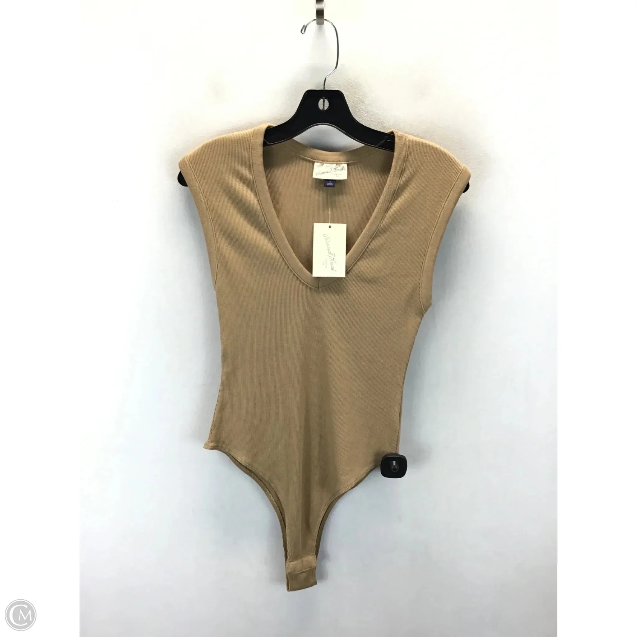 Bodysuit By Universal Thread In Tan, Size: S bodycon bodysuit