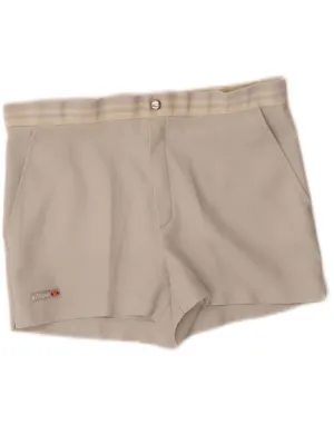 Stretchy Cloth ELLESSE Womens Chino Shorts IT 48 XL W36 Grey
