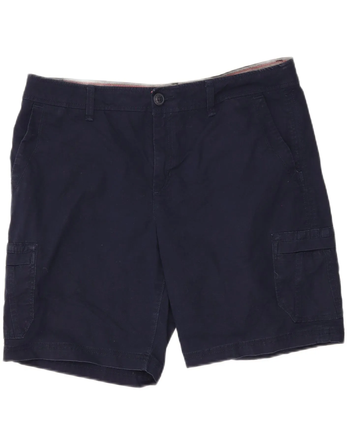 Daytime Look Timeless Classic EDDIE BAUER Womens Cargo Shorts US 12 Large W34 Navy Blue Cotton