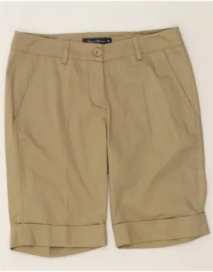 CONTE OF FLORENCE Womens Chino Shorts IT 42 Medium W28  Beige Cotton Organic Cotton Wrinkle-Resistant