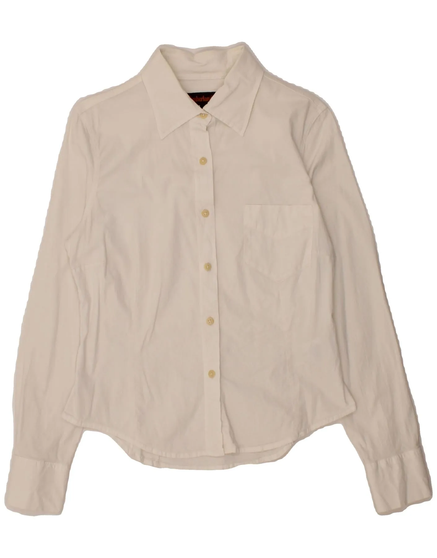 Eco-Friendly Choice Ethical production TIMBERLAND Womens Shirt UK 14 Large White Cotton