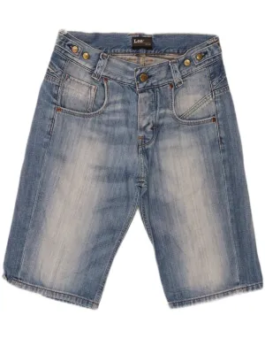 Active Mode Fitted Design LEE Mens Homer Denim Shorts W28 Small  Blue Cotton
