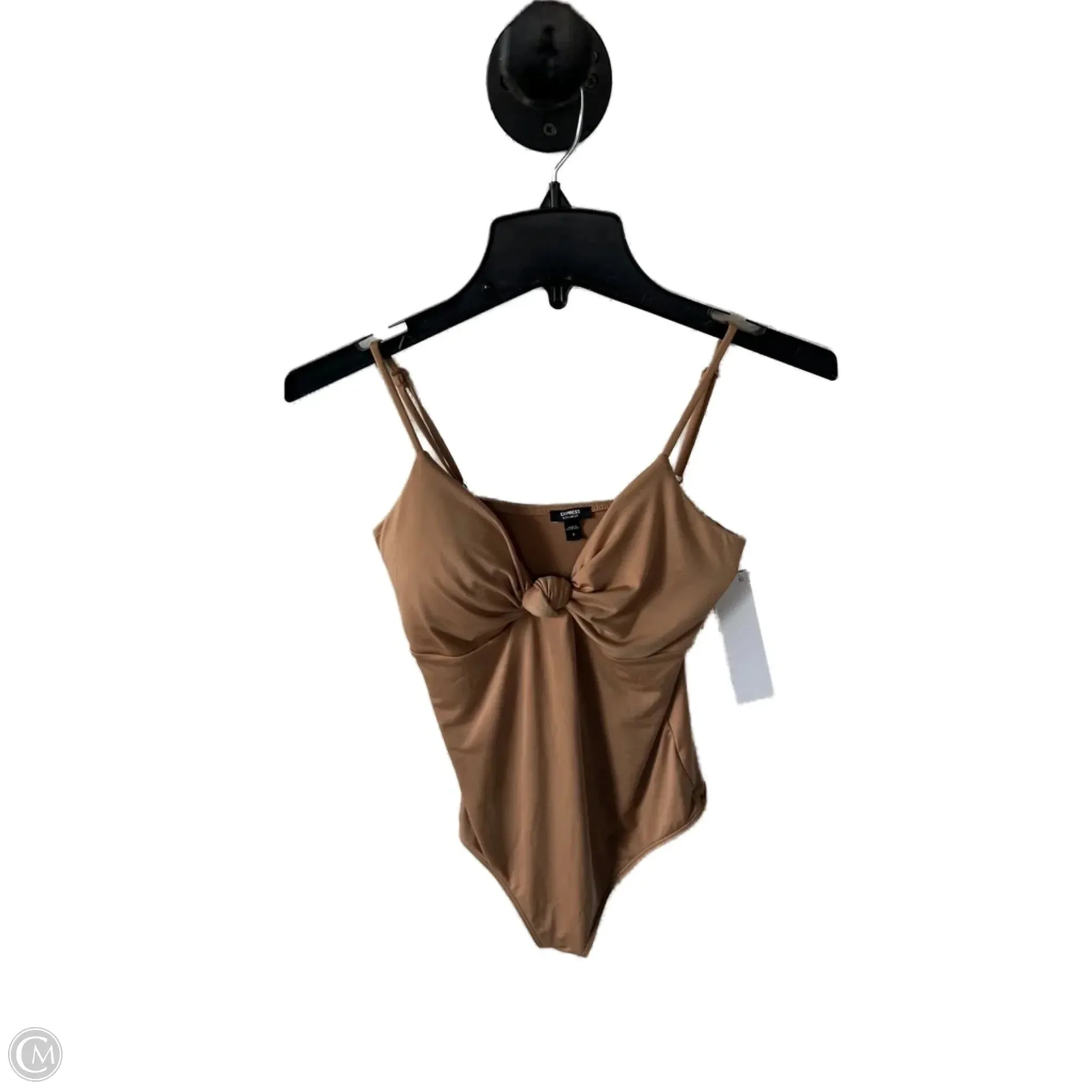 cotton bodysuit basic bodysuit Bodysuit By Express In Tan, Size: S