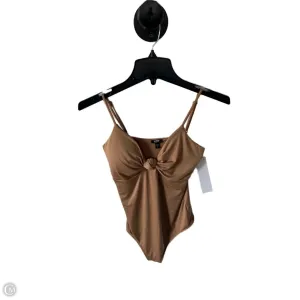 cotton bodysuit basic bodysuit Bodysuit By Express In Tan, Size: S
