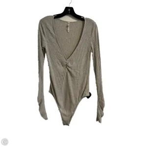 Bodysuit By Free People In Grey, Size: M professional bodysuit