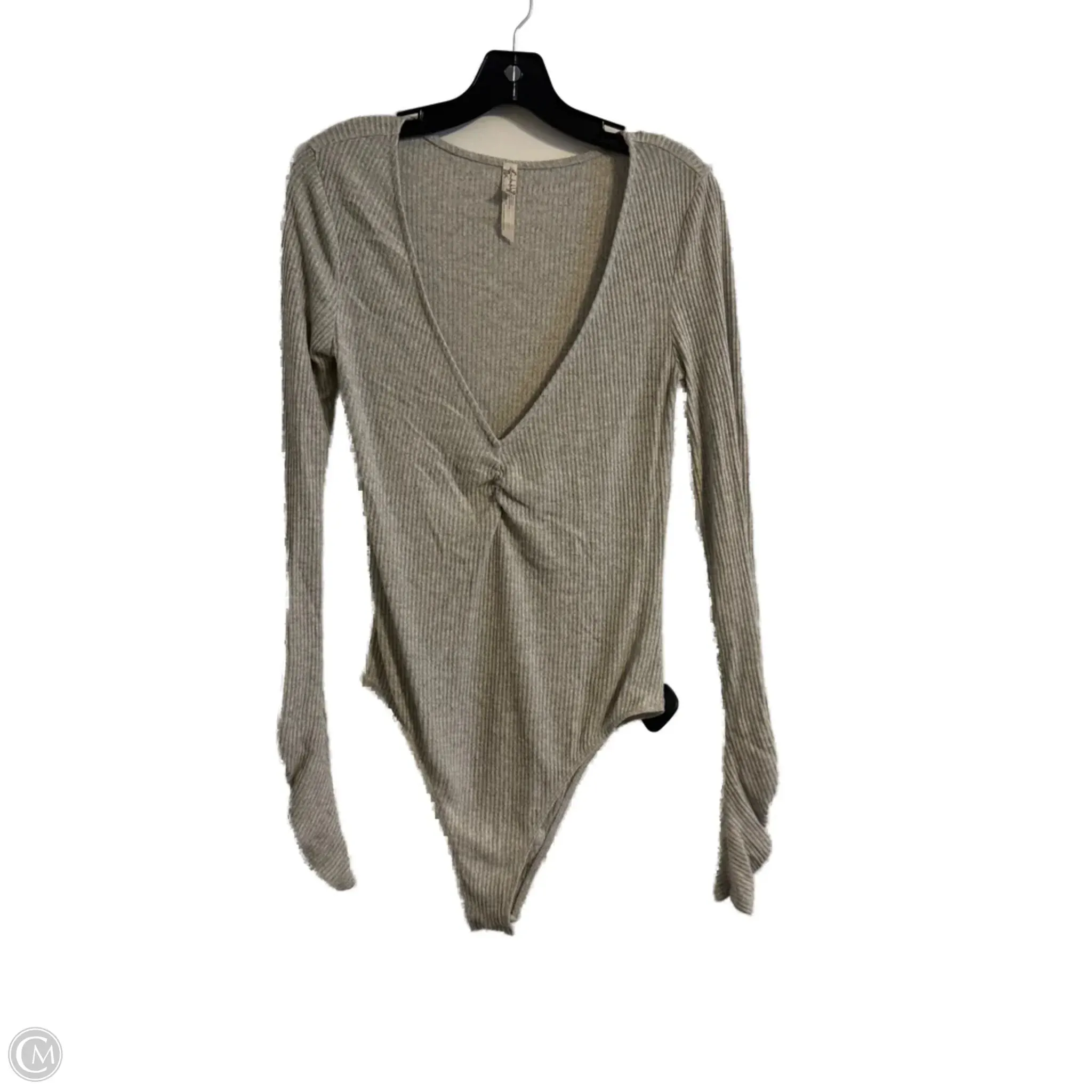 Bodysuit By Free People In Grey, Size: M professional bodysuit