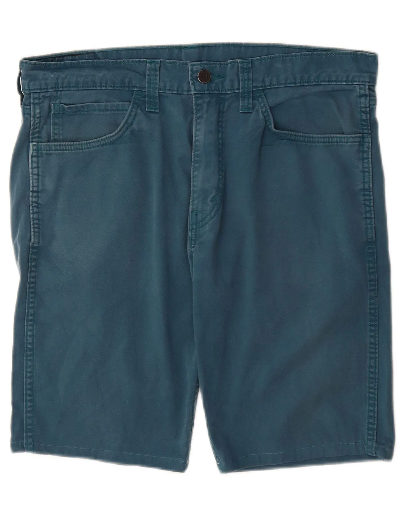 Odor Resistant Treatment LEVI'S Mens 513 Denim Shorts W34 Large  Blue Cotton