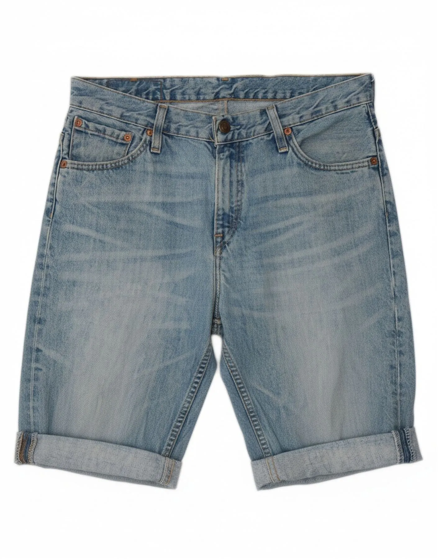 LEVI'S Mens 516 Denim Shorts W31 Medium  Blue All Day Movement Fit Urban Comfort