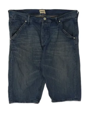 Fit Freedom Sporty Fit Design LEVI'S Mens Denim Shorts W36 Large Blue