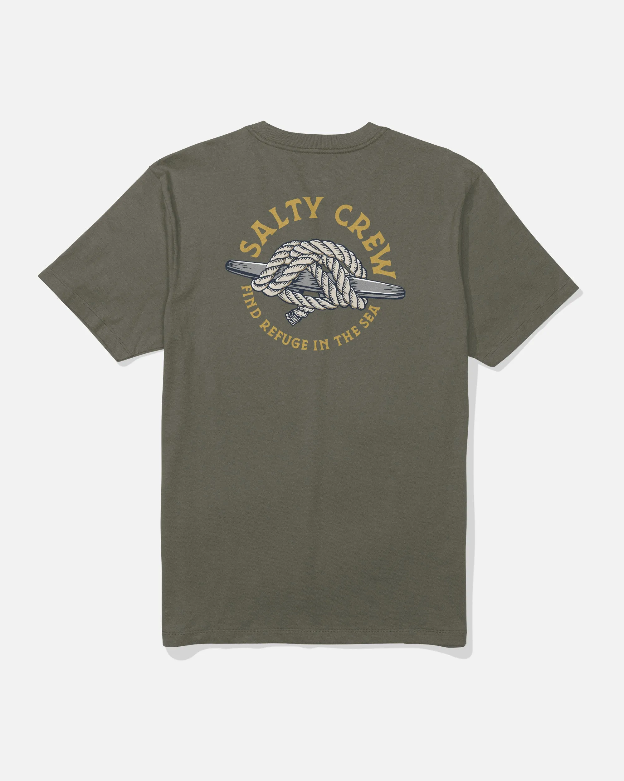 Cleat Knott Tee - Dusty Olive Award-winning Modern and Soft