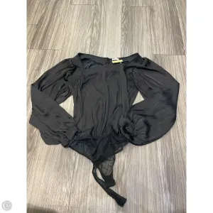 Bodysuit By Free People In Black, Size: Xs breathable bodysuit ribbed bodysuit