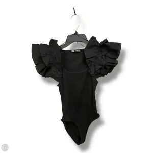 Bodysuit By Zara In Black, Size: S lace bodysuit tank bodysuit