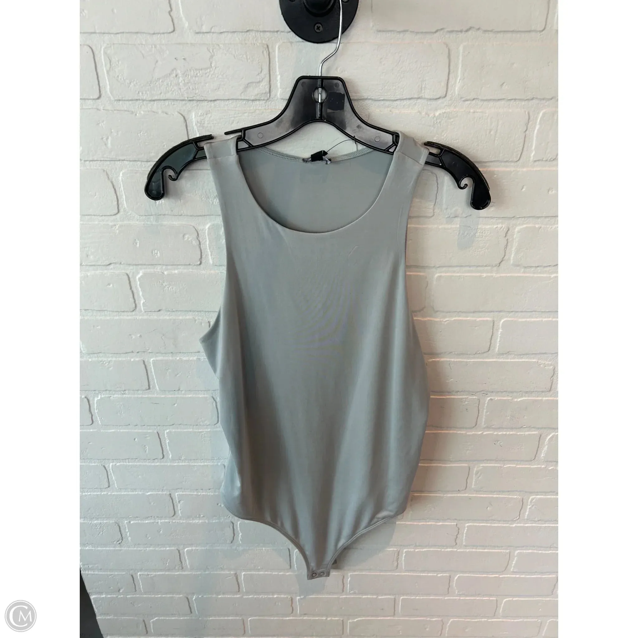 Bodysuit By Express In Blue, Size: L high fashion bodysuit nylon bodysuit