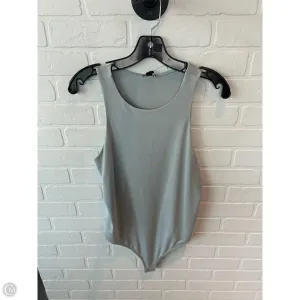 Bodysuit By Express In Blue, Size: L high fashion bodysuit nylon bodysuit