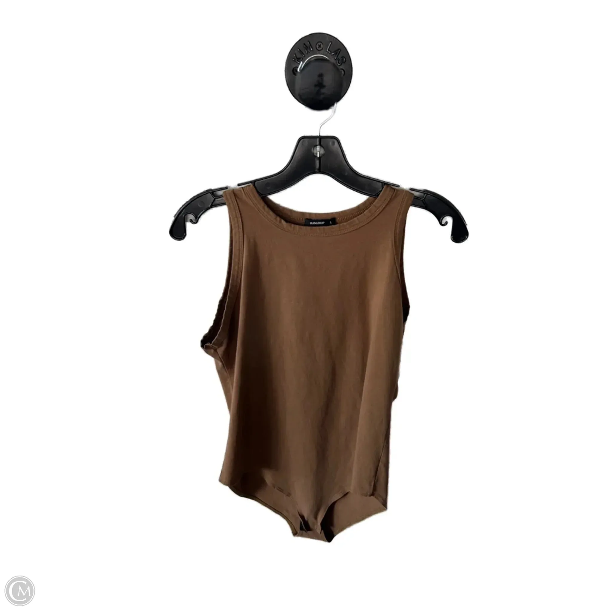 at home bodysuit Bodysuit By Clothes Mentor In Brown, Size: L