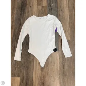 embroidered bodysuit bodysuit with jeans Bodysuit By Abercrombie And Fitch In White, Size: Xs