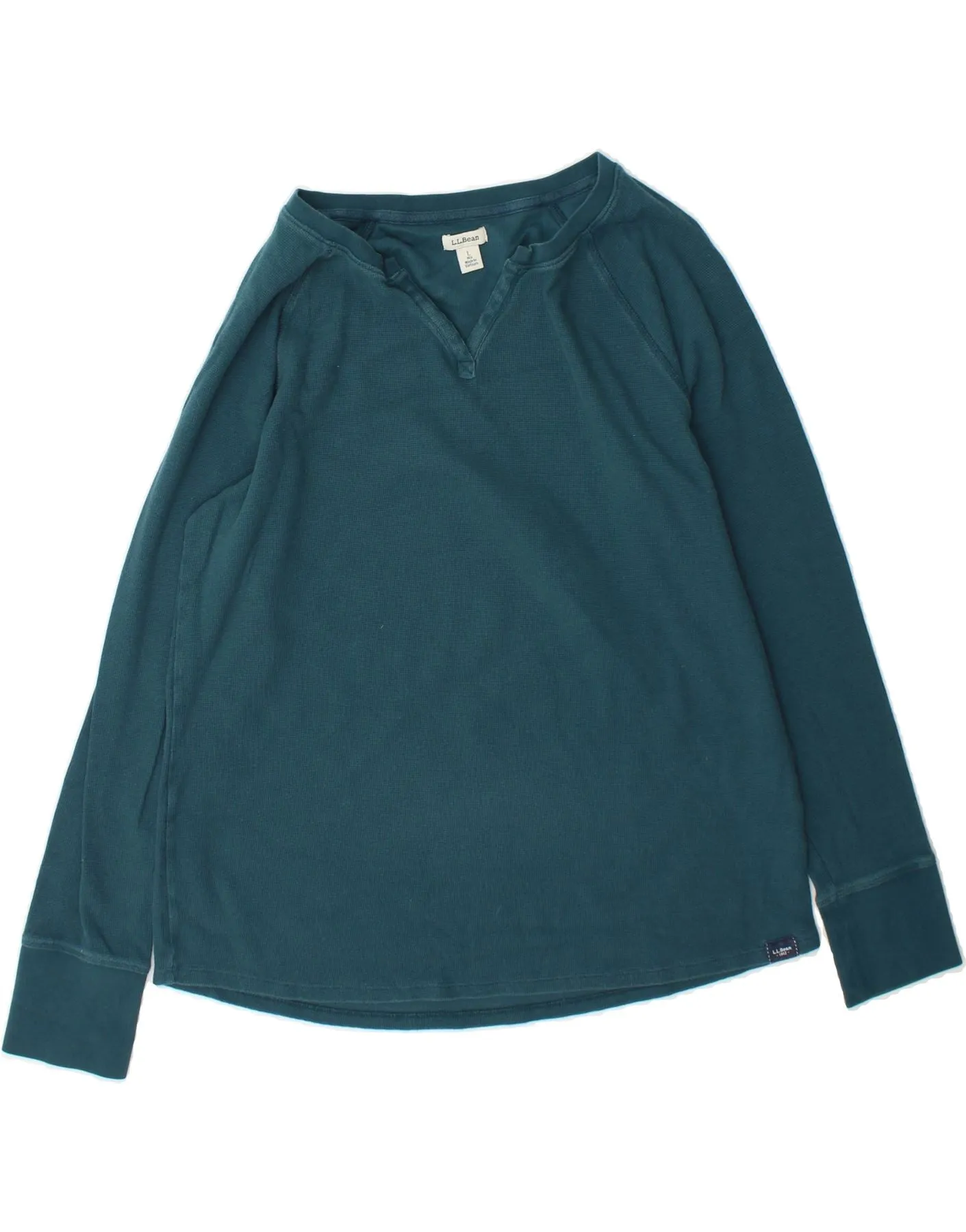 Day-to-Night Look Outdoor Ready L.L.BEAN Womens BEST SELL Long Sleeve UK 16 Large Green Cotton