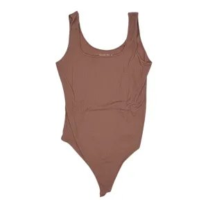 Bodysuit By Abercrombie And Fitch In Pink, Size:Xxl grey bodysuit strapless bodysuit