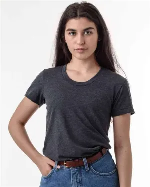 Active Outfit Los Angeles Apparel FF3001 USA-Made Women's 50/50 T-Shirt