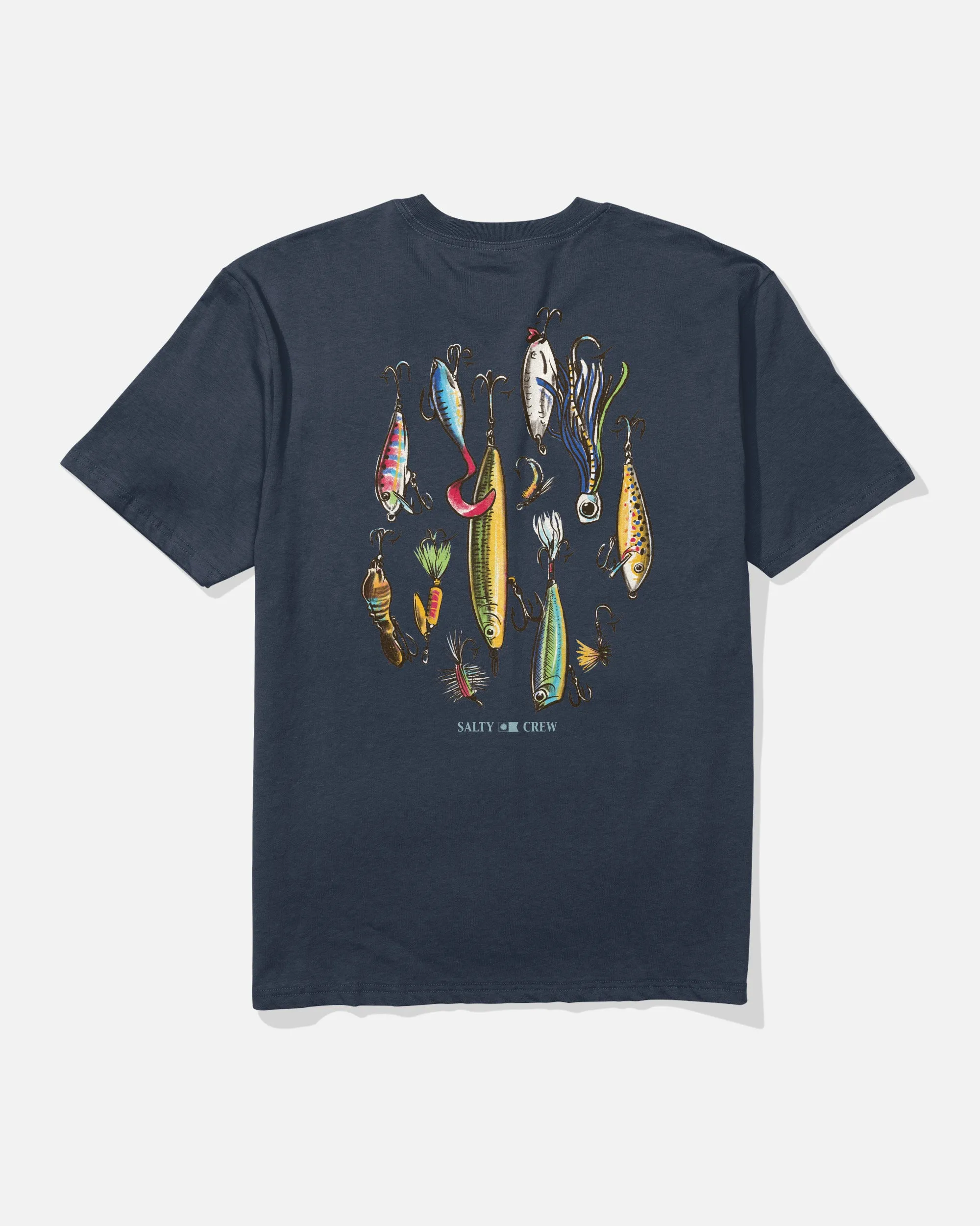 Laser Cut Edges Lure Gear Classic Tee - Navy