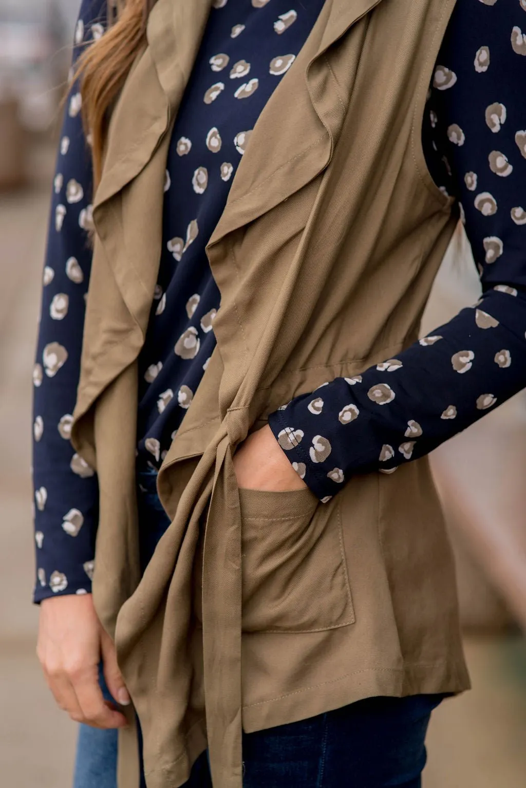 Quick Release Buckle Mechanism Tie Waist Vest