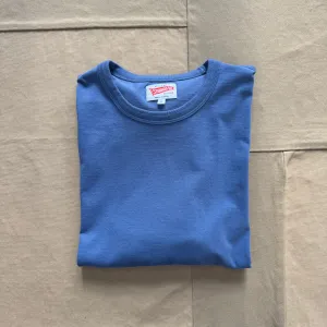 Short Sleeve Banner T-shirt, Washed Blue Soft and Lightweight Versatile Apparel