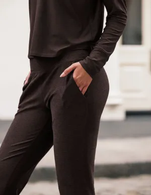 Ventilated Panels High Density Weave Spacedye Midi Jogger