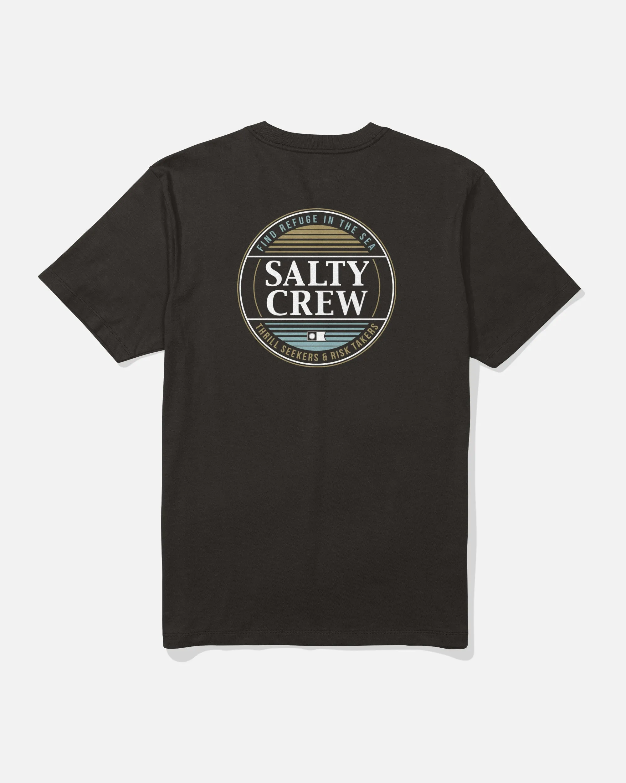 Eco Certified Textile Simple Fade Tee - Black