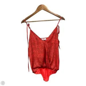 holiday bodysuit mesh bodysuit Bodysuit By Buddy Love In Red, Size: M