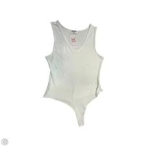 Bodysuit By Double Zero In White, Size: S professional bodysuit lingerie bodysuit