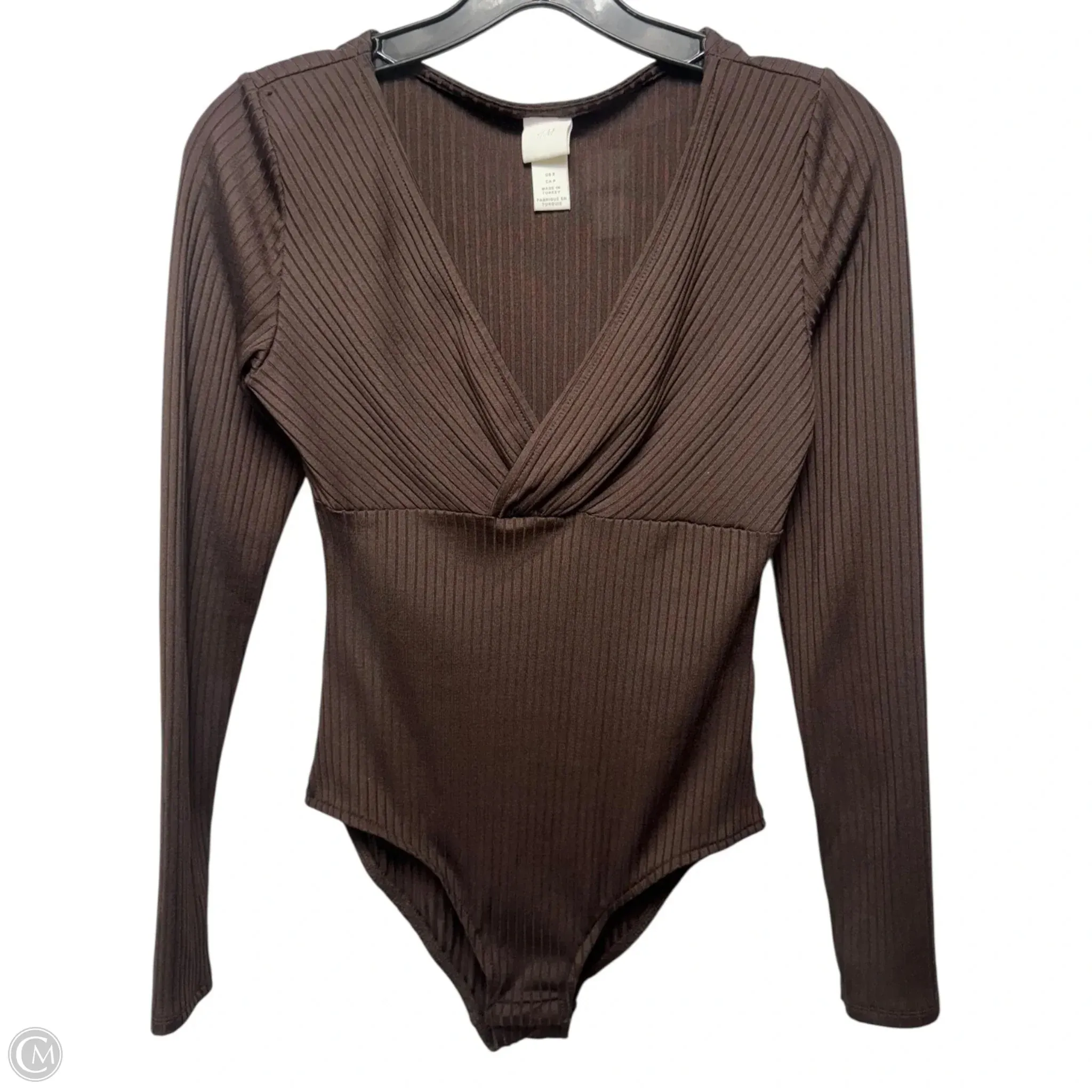 maternity bodysuit office bodysuit Bodysuit By H&m In Brown, Size: S