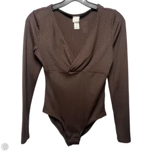 maternity bodysuit office bodysuit Bodysuit By H&m In Brown, Size: S