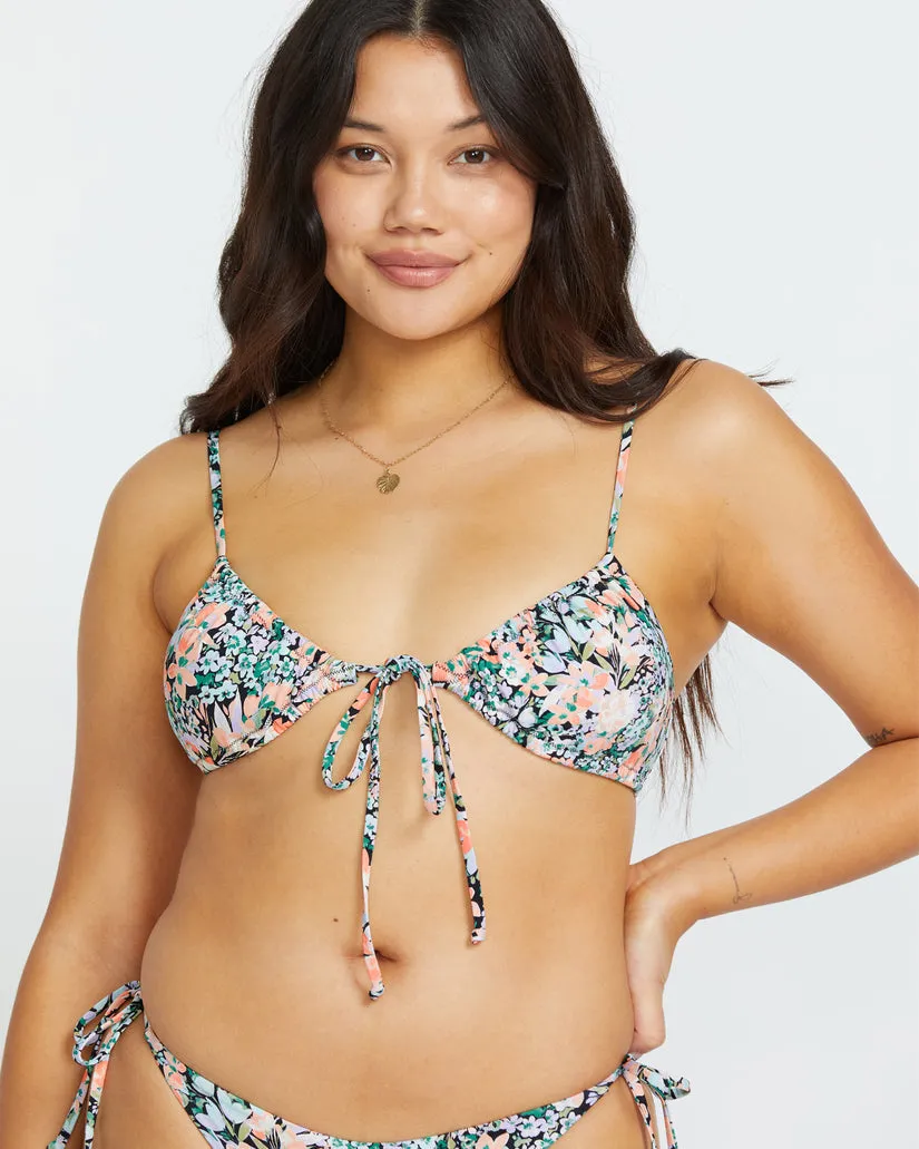 Billabong Sweet Fields Cara Bralette Top-Multi Outdoor Adventure Quick Release Buckle