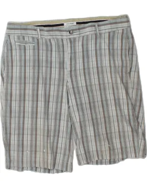 Lounge Wear DOCKERS Womens Favorite Fit Chino Shorts US 12 Large W34 Grey Check Cotton