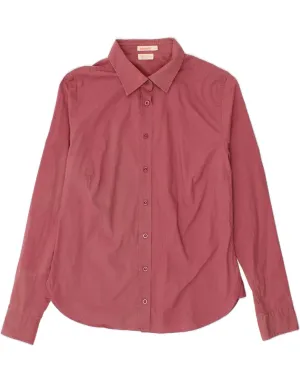 All Purpose Weave Design Short Sleeve TIMBERLAND Womens Shirt UK 16 Large Pink