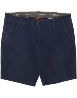 Practical Wear Casual Layer DOCKERS Mens Chino Shorts W42 2XL  Navy Blue Cotton