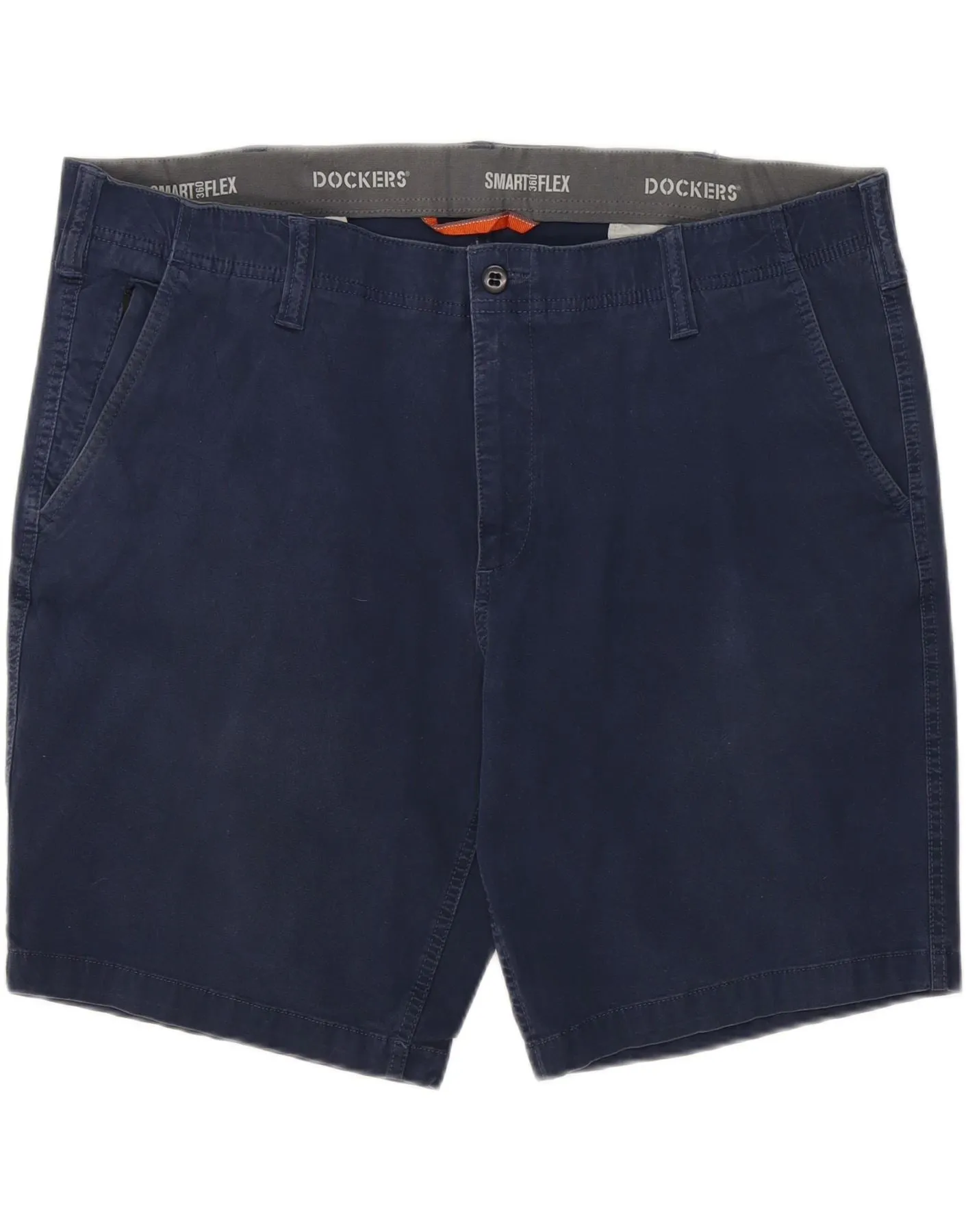 Practical Wear Casual Layer DOCKERS Mens Chino Shorts W42 2XL  Navy Blue Cotton