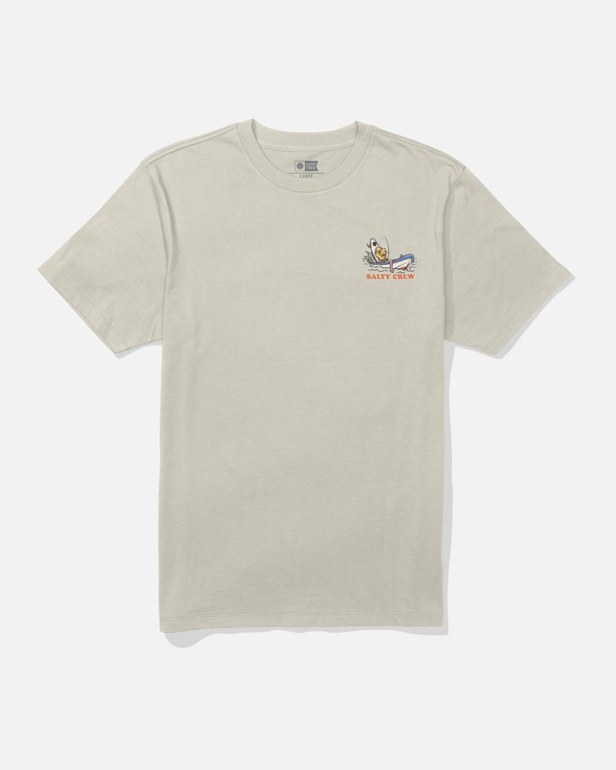Quick Fit Relaxed Smart Down Time Tee - Bone